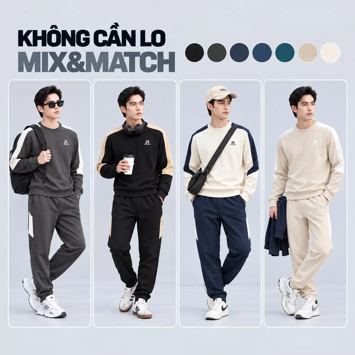 Quần Áo Nỉ Nam 5S FASHION Can Phối Vải Dày Dặn, Ấm Áp, Thiết Kế Trẻ Trung 01-MBNI25005