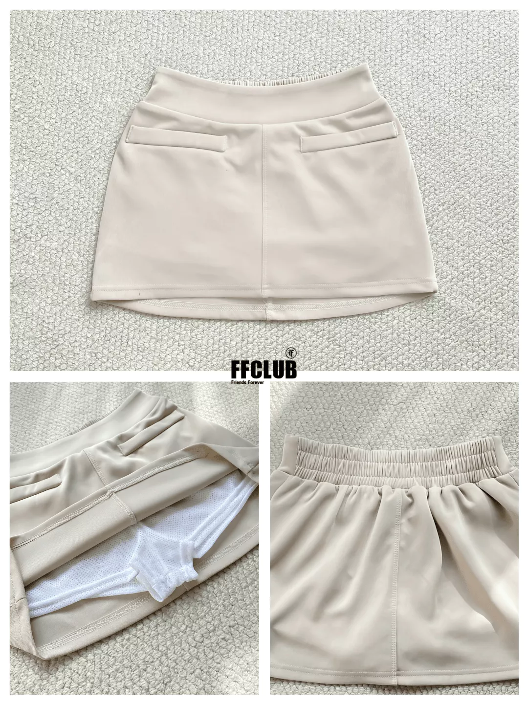 [XÃ KHO] SET TANKTOP 2 DÂY CỔ VUÔNG THUN POLY KAITY PHỐI GÂN KÈM VÁY FFCLUB