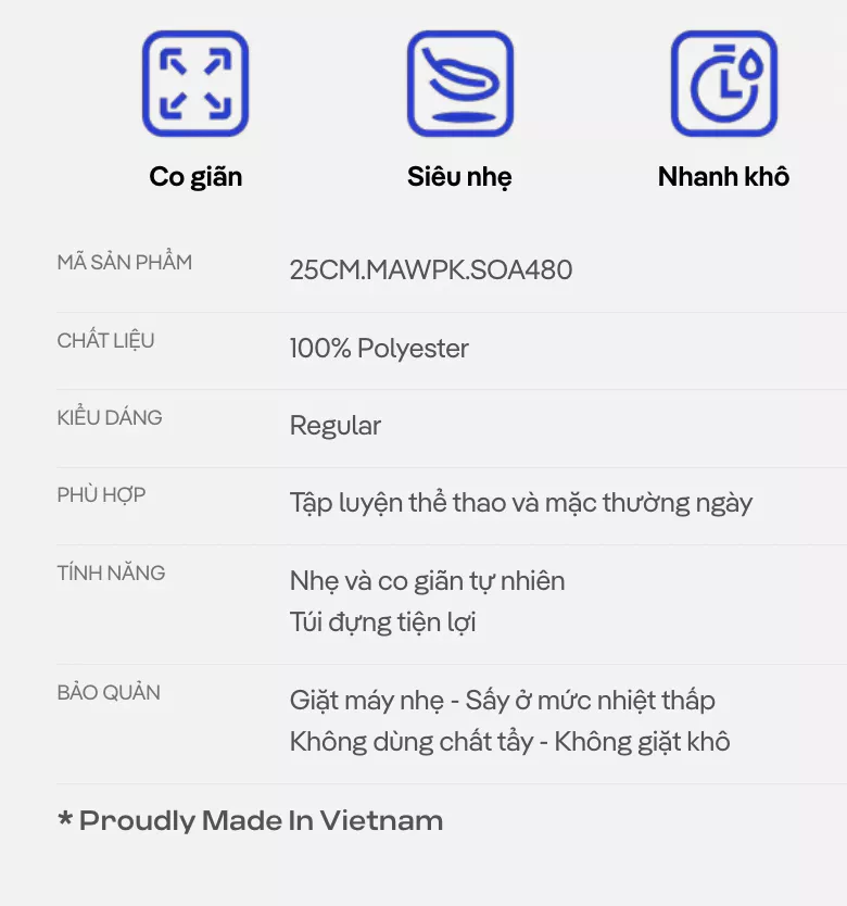 [GIÁ SỐC]Quần thể thao nam 6inch Pickleball Dink Shot Essentials thoáng khí thấm hút tốt Coolmate