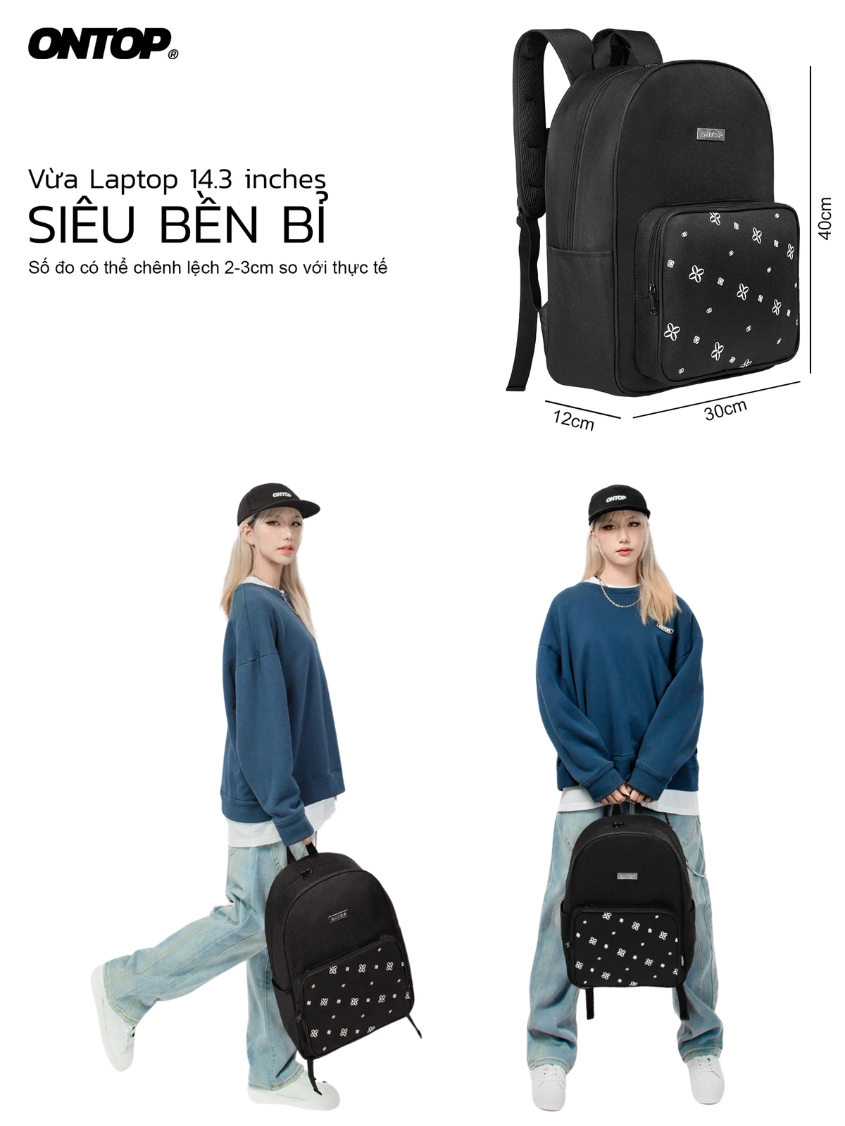 Balo nam nhỏ gọn ONTOP | O-P29