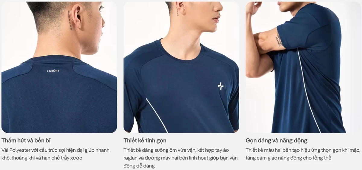 Set bộ đồ thể thao nam Pickleball Áo FlexLine Active và Quần Dinkshot Essentials Coolmate