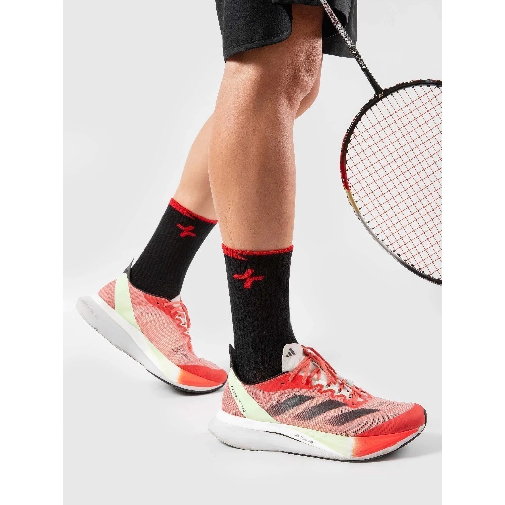 Combo 2 Tất Racquet Sport cổ trung hạn chế xù lông Coolmate