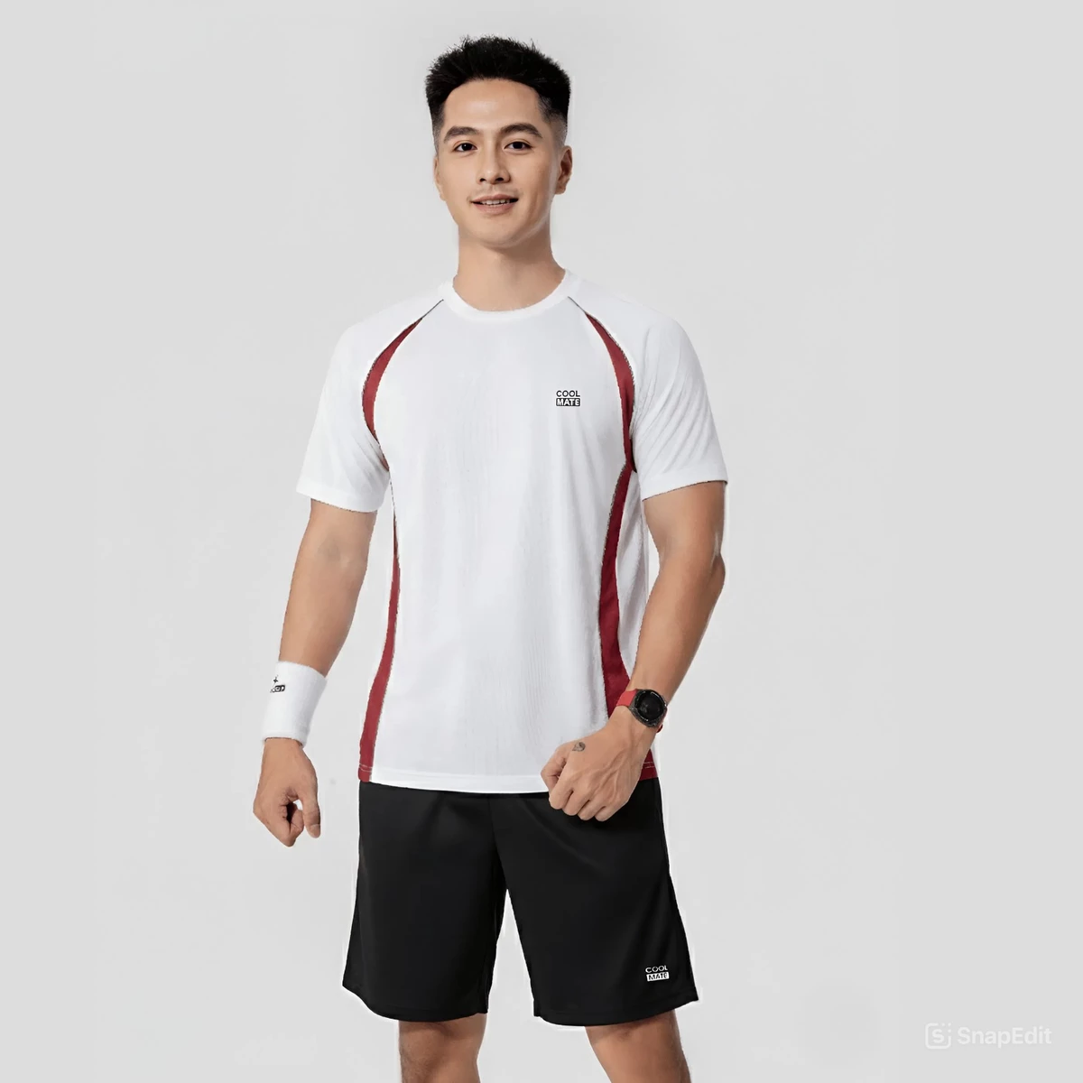 Set đồ thể thao Pickleball Áo thun Teamwear Flexline Active Quần Promax thấm hút tốt Coolmate