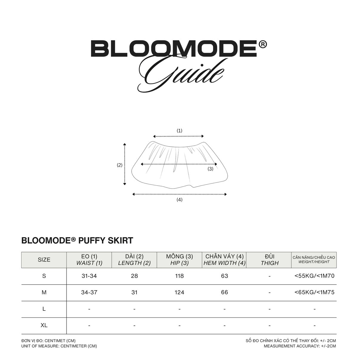 BLOOMODE® PUFFY SKIRT