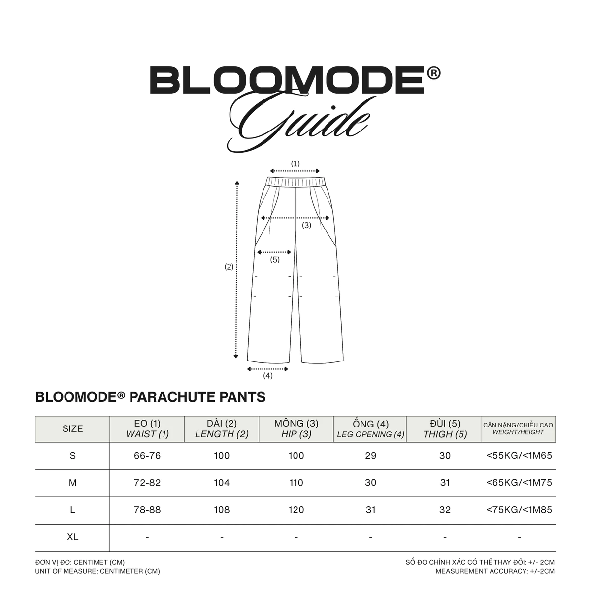 BLOOMODE® PARACHUTE PANT