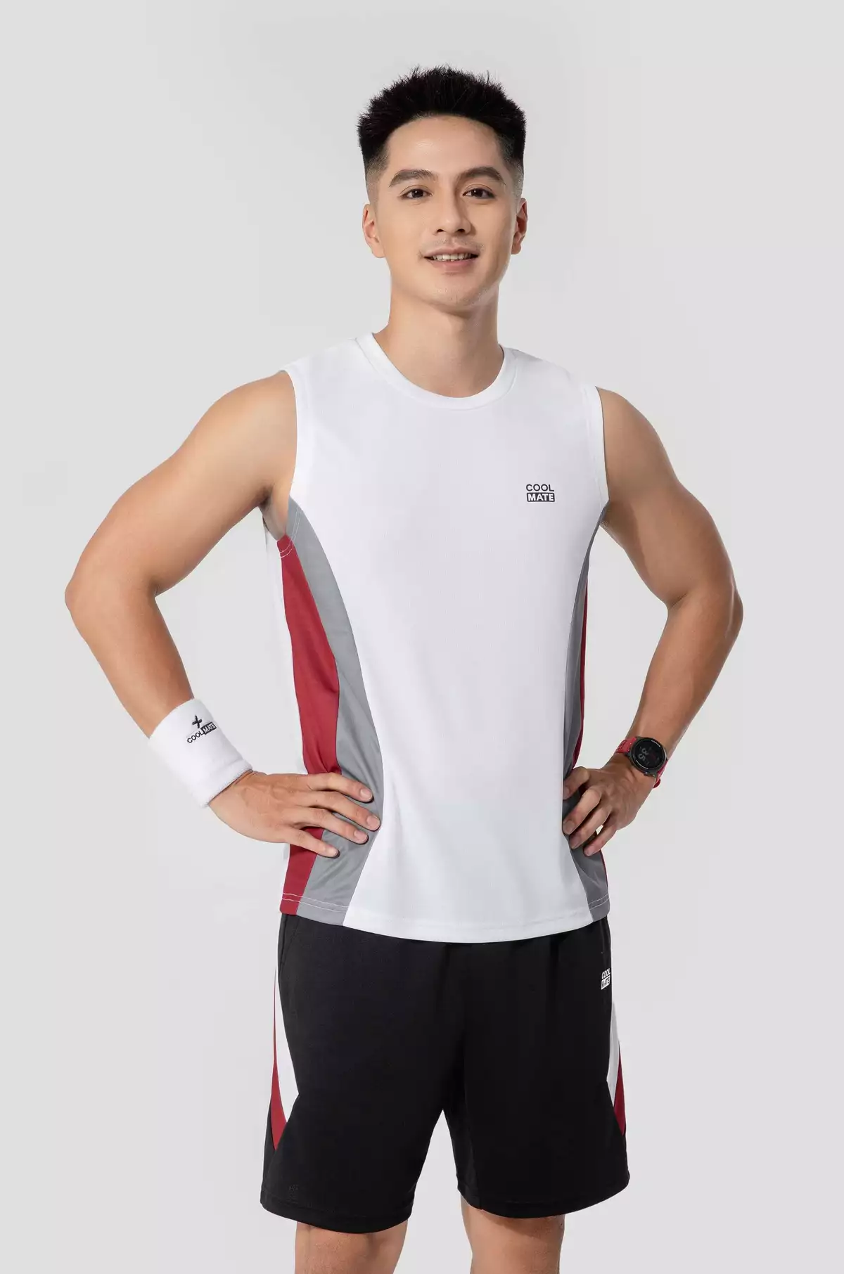 Áo sát nách Tank top nam thể thao Teamwear Pickleball Promax Flexline Active thoáng khí Coolmate