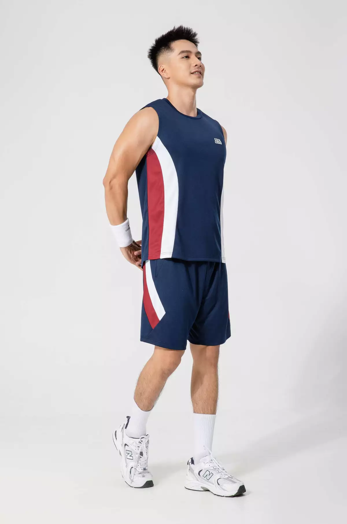Set đồ thể thao nam Pickleball Áo sát nách Quần Promax Flexline Active thoáng khí Coolmate