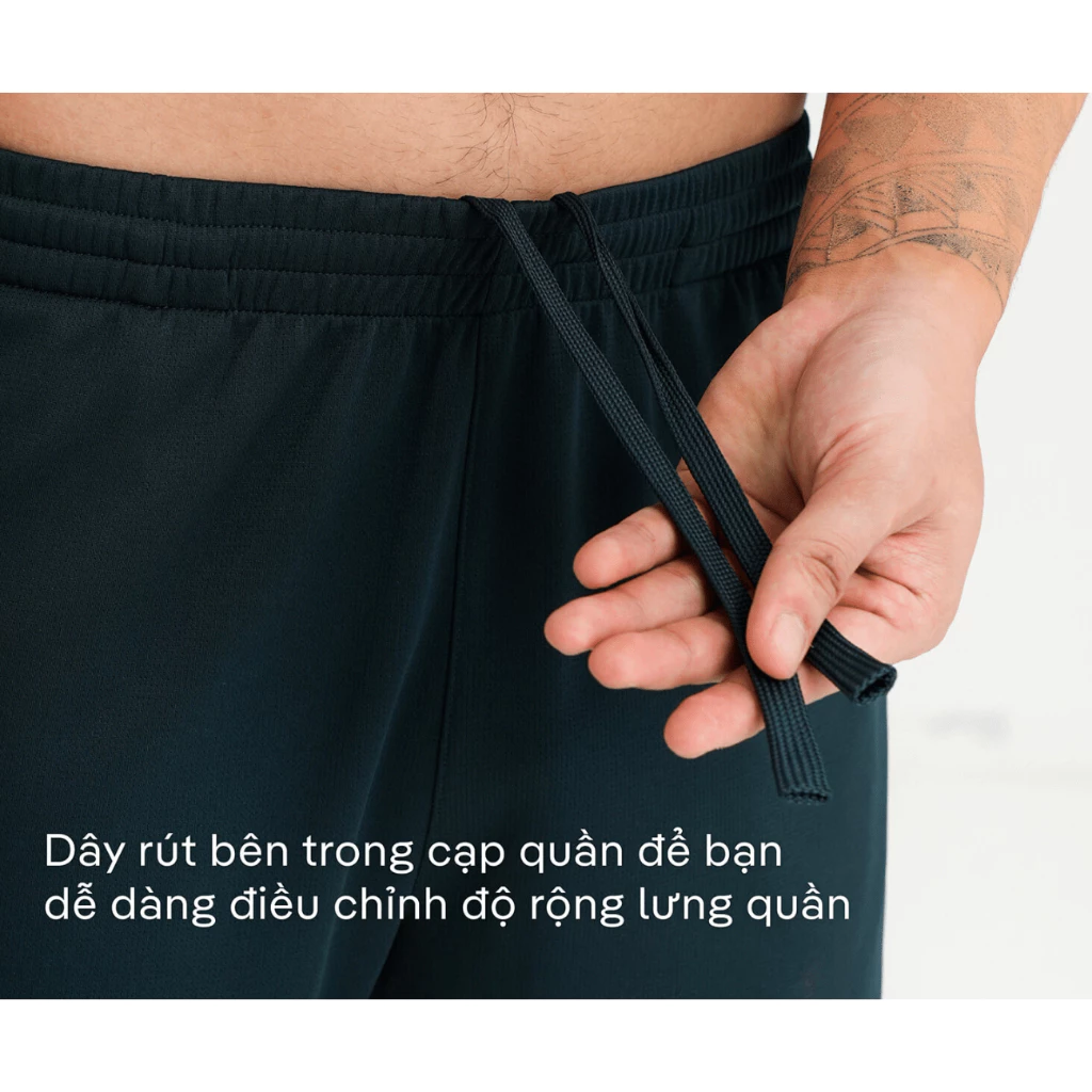 Set đồ thể thao nam Áo sát nách teamwear Flexline Active và Quần Promax thấm hút tốt Coolmate