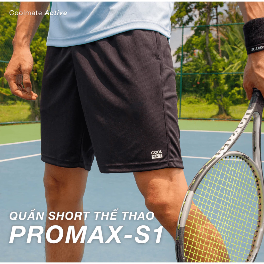 Set đồ thể thao nam Áo sát nách teamwear Flexline Active và Quần Promax thấm hút tốt Coolmate