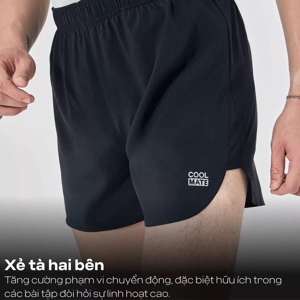 Combo 2 quần thể thao nam Maxcool thoáng khí, thoải mái Coolmate
