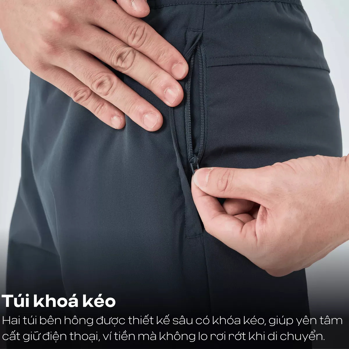 Quần dài nam Daily Pants sợi Sorona, nhuộm Cleandye siêu nhẹ chống nhăn chống tia UV - Coolmate