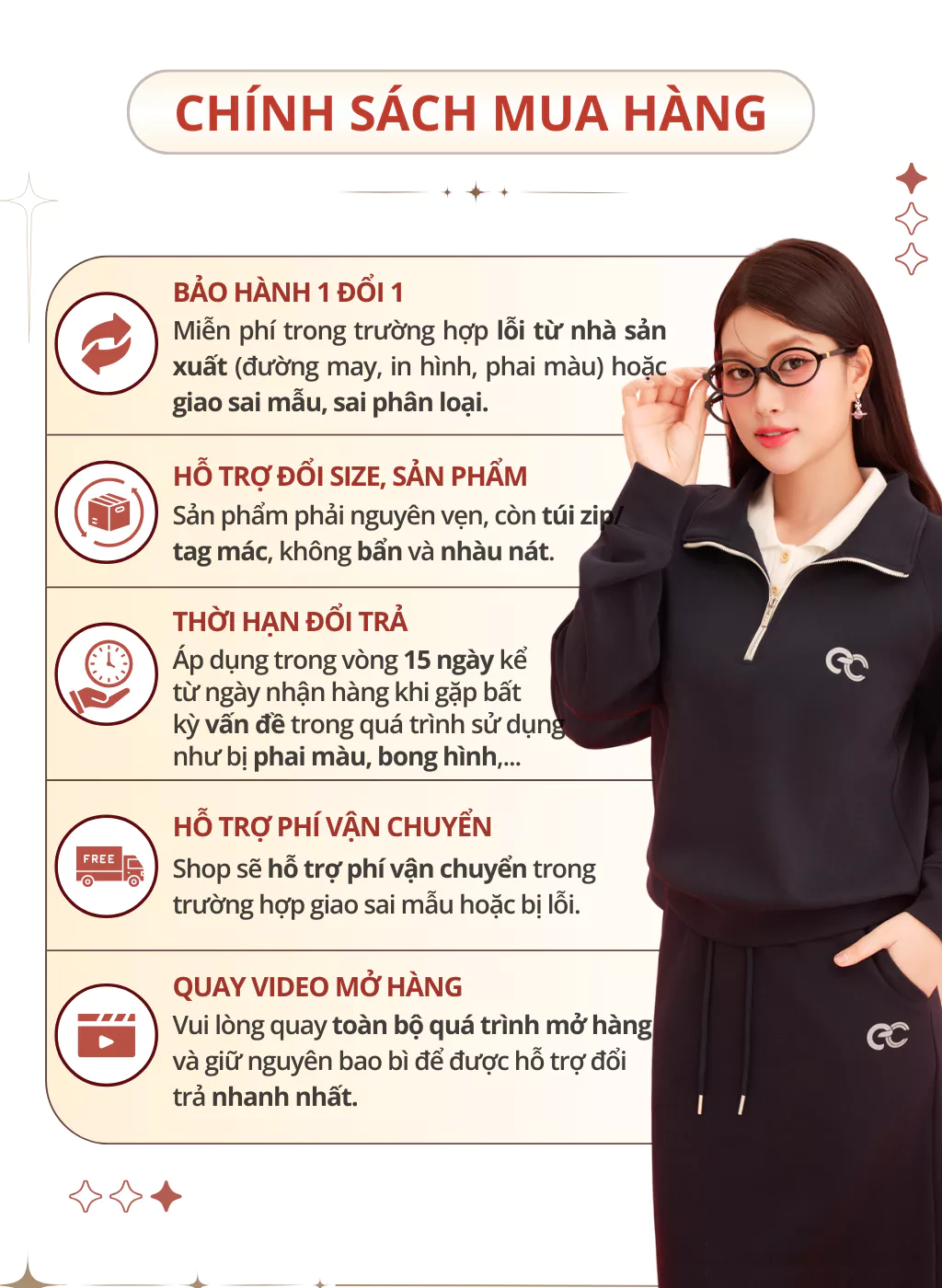 Set Bộ Váy Dài ECOCHIC Áo Crop Cổ Cao Halfzip Logo Phối Chân Váy Dài Dây Rút Chất Liệu Cao Cấp Chính Hãng B194
