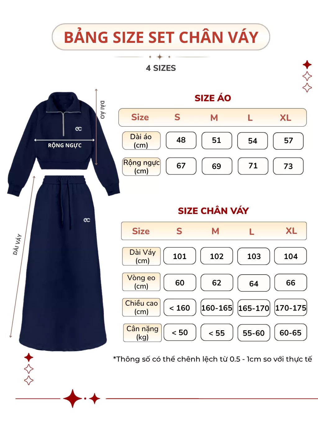 Set Bộ Váy Dài ECOCHIC Áo Crop Cổ Cao Halfzip Logo Phối Chân Váy Dài Dây Rút Chất Liệu Cao Cấp Chính Hãng B194