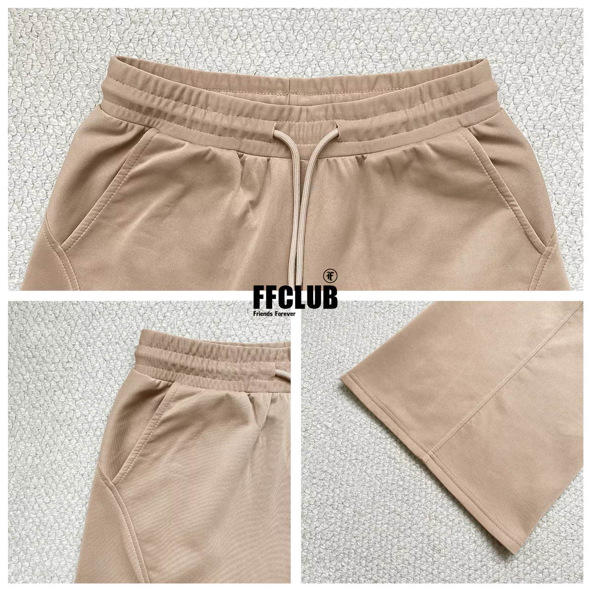 FFCLUB - Quần dài ống suông POLY phối gân
