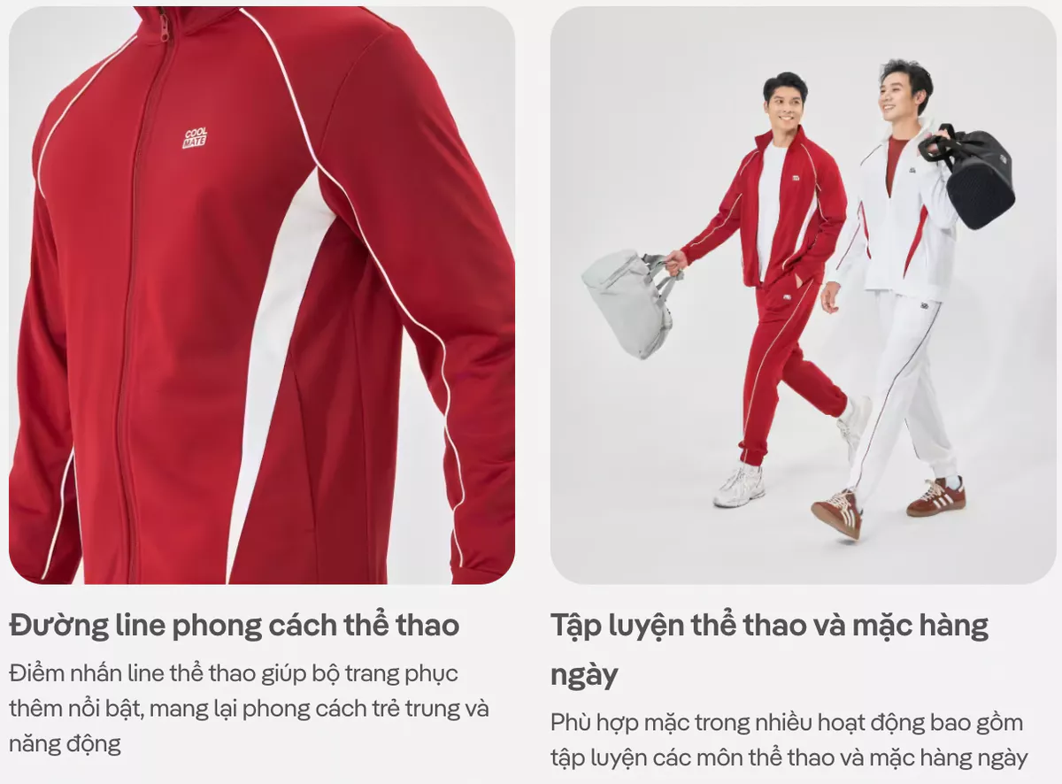 [MUA 2 GIẢM 40%]Áo khoác thể thao Teamwear lightweight Flexline active, áo khoác màu đỏ Việt Nam Coolmate