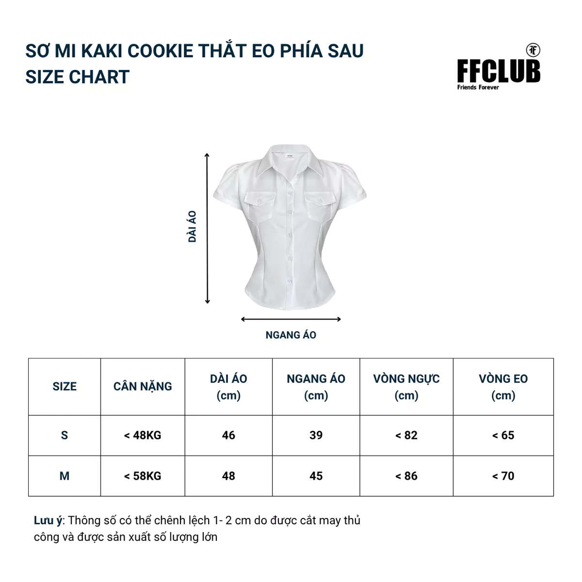 ÁO SƠ MI KAKI COOKIE CÓ DÂY THẮT EO PHÍA SAU FFCLUB MIX