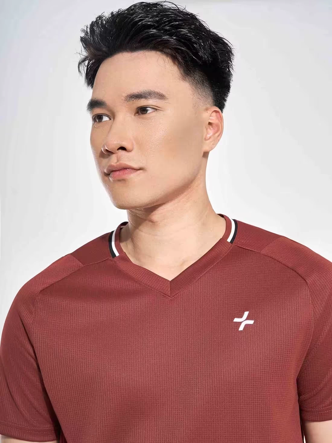 Set đồ bộ thể thao nam Pickleball Áo thun cổ V và Quần short Essentials Nhanh khô Coolmate