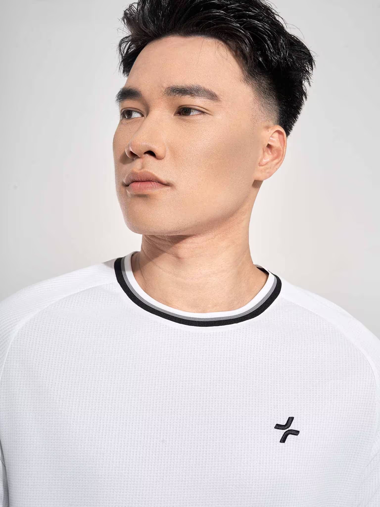 Set đồ bộ thể thao nam Pickleball Áo thun cổ tròn Quần short Essentials thấm hút tốt Coolmate