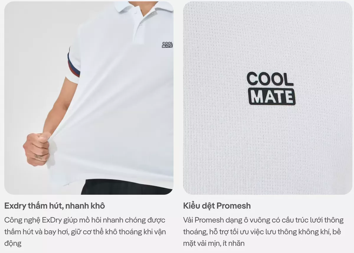 [TẶNG COMBO 2 ĐÔI TẤT]Set đồ thể thao Pickleball Áo Polo Teamwear Promax Sportline short thoáng khí Coolmate