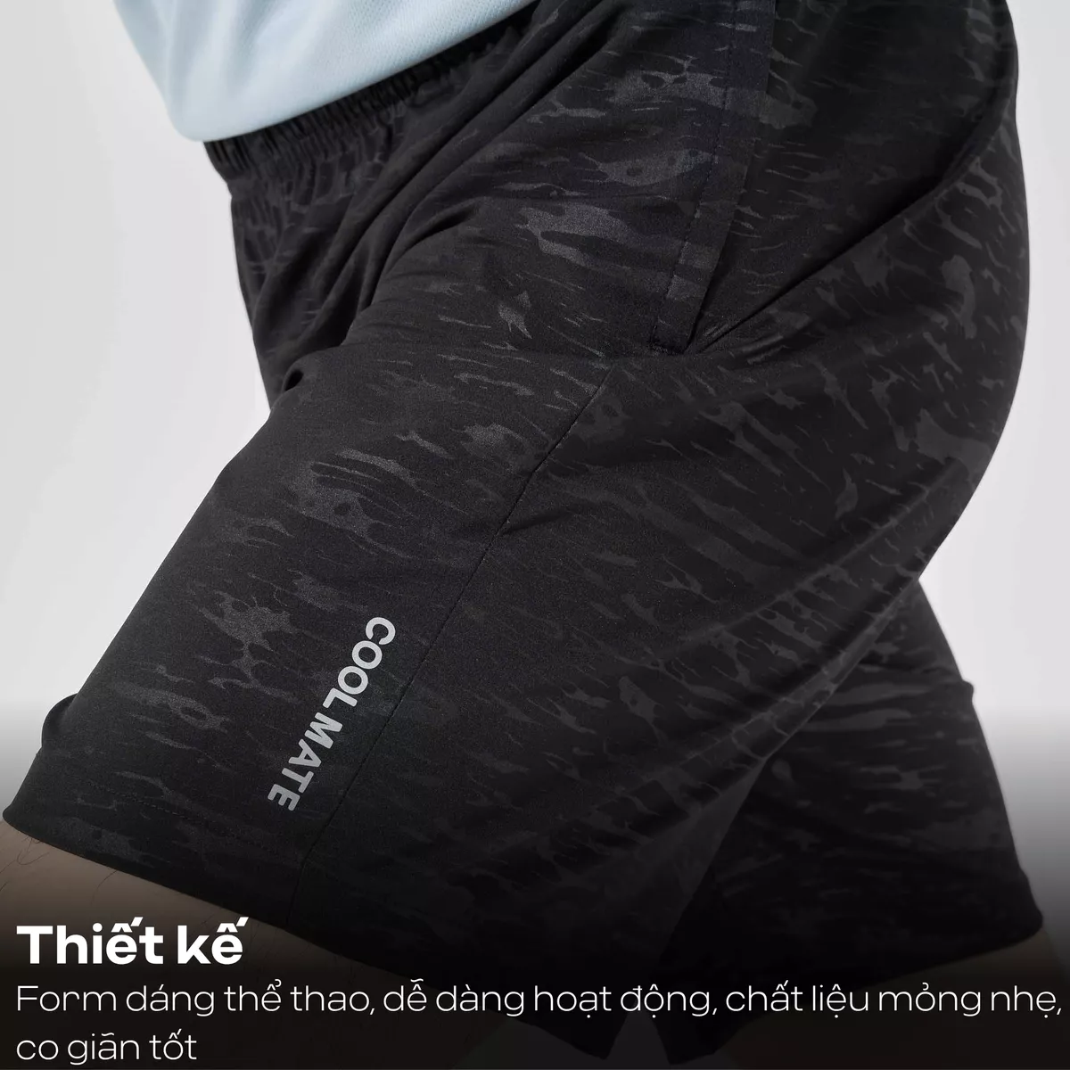 Quần Short nam Ultra Pro thoải mái vận động (có túi khóa kéo) Coolmate