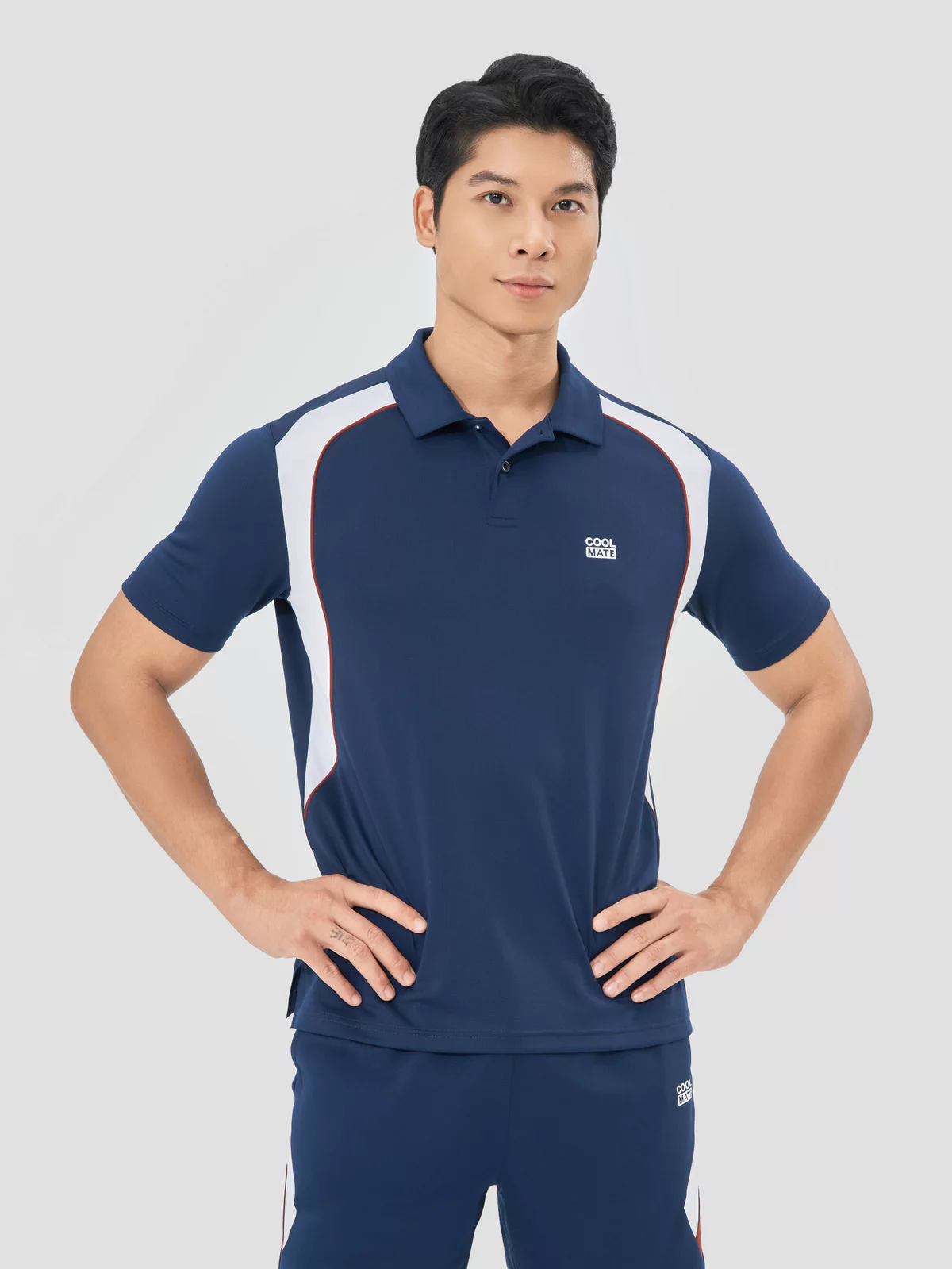 Set đồ thể thao Pickleball Promax Áo Polo Teamwear Flexline Active thấm hút tốt Coolmate