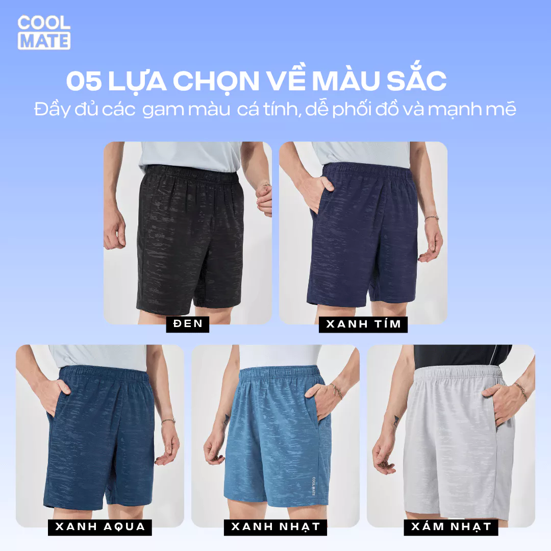 Combo 2 quần short thể thao nam Ultra pro thoáng khí Coolmate