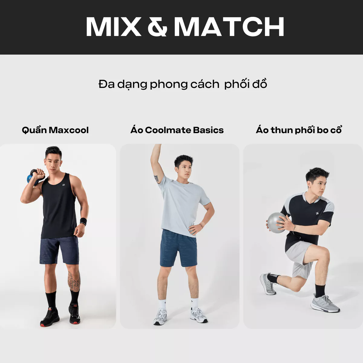Combo 2 quần short thể thao nam Ultra pro thoáng khí Coolmate