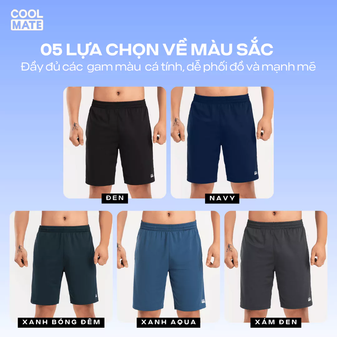 Quần thể thao nam ProMax-S1, quần tập Gym, chạy bộ , Pickleball thoáng khí, thấm hút tốt - Coolmate