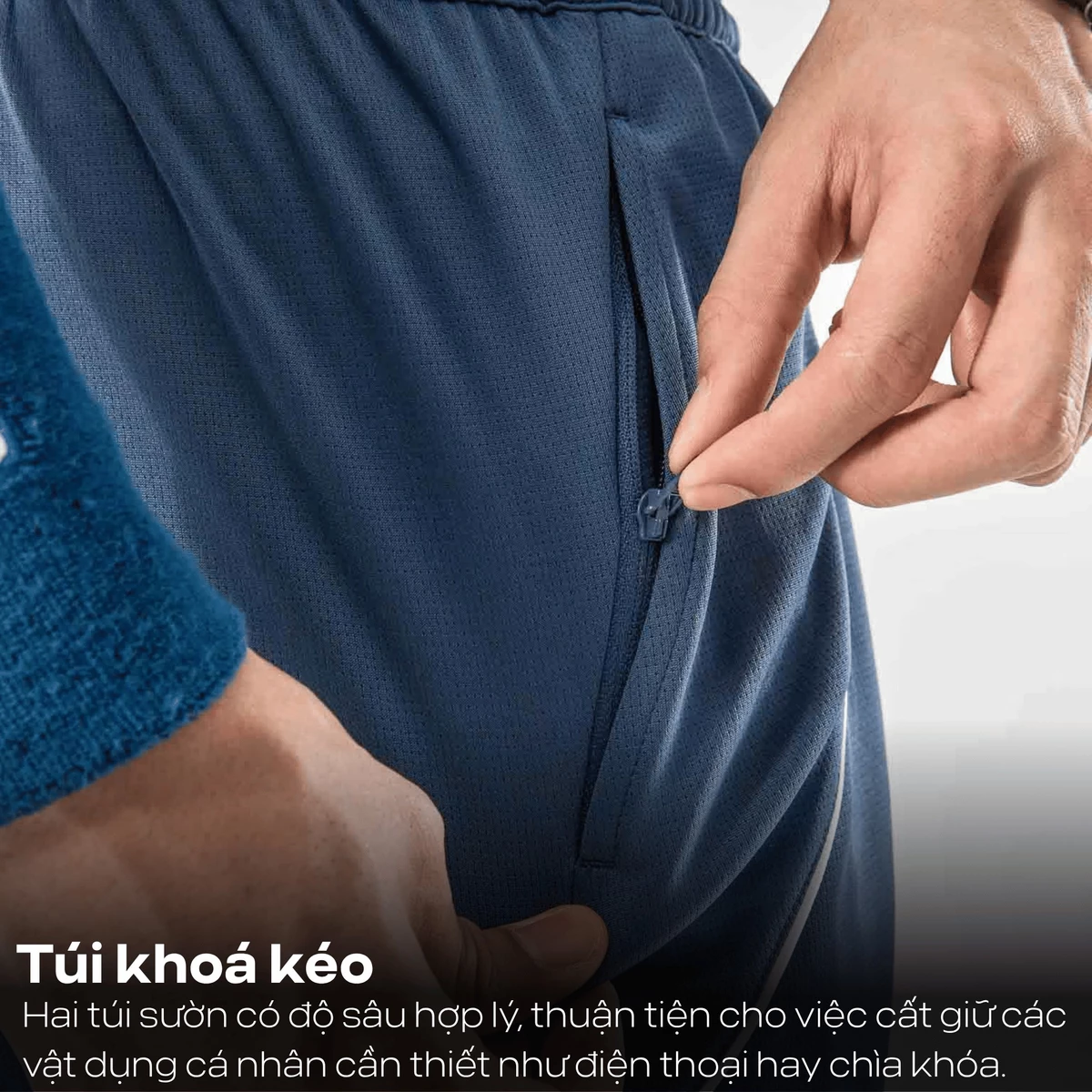 Quần Short thể thao nam Pickleball Tennis Promax FlexLine Active thoải mái thấm hút TỐT Coolmate