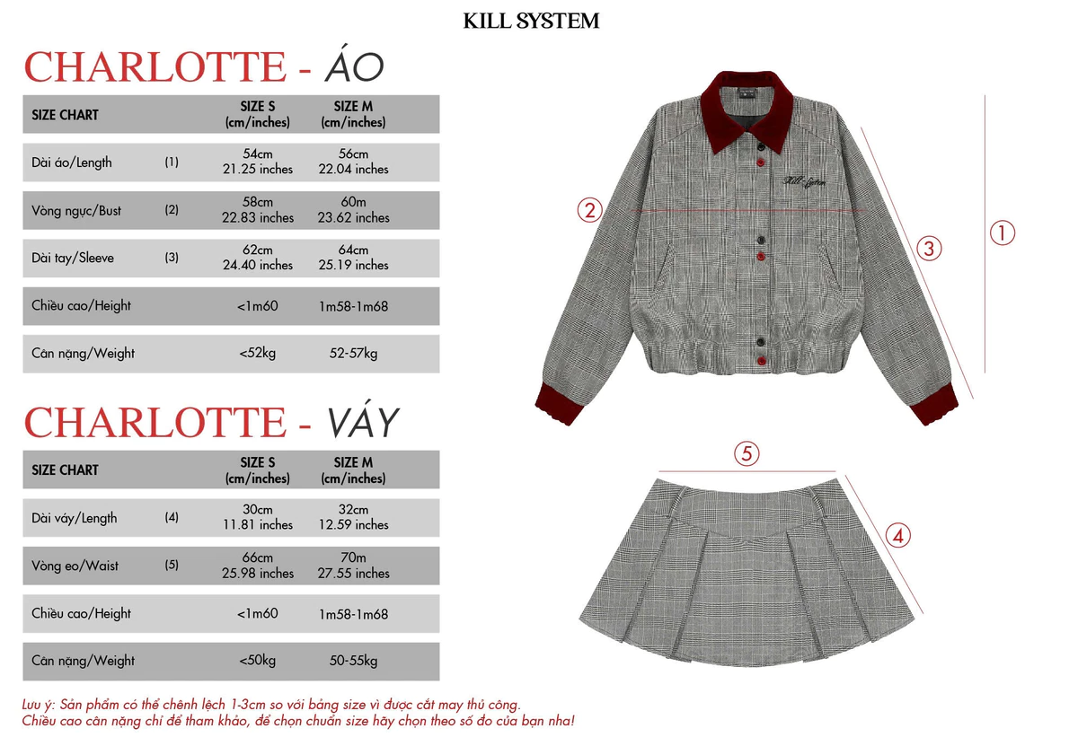 Set áo khoác bomber phối chân váy xếp ly CHARLOTTE - 𝐊𝐈𝐋𝐋 𝐒𝐘𝐒𝐓𝐄𝐌