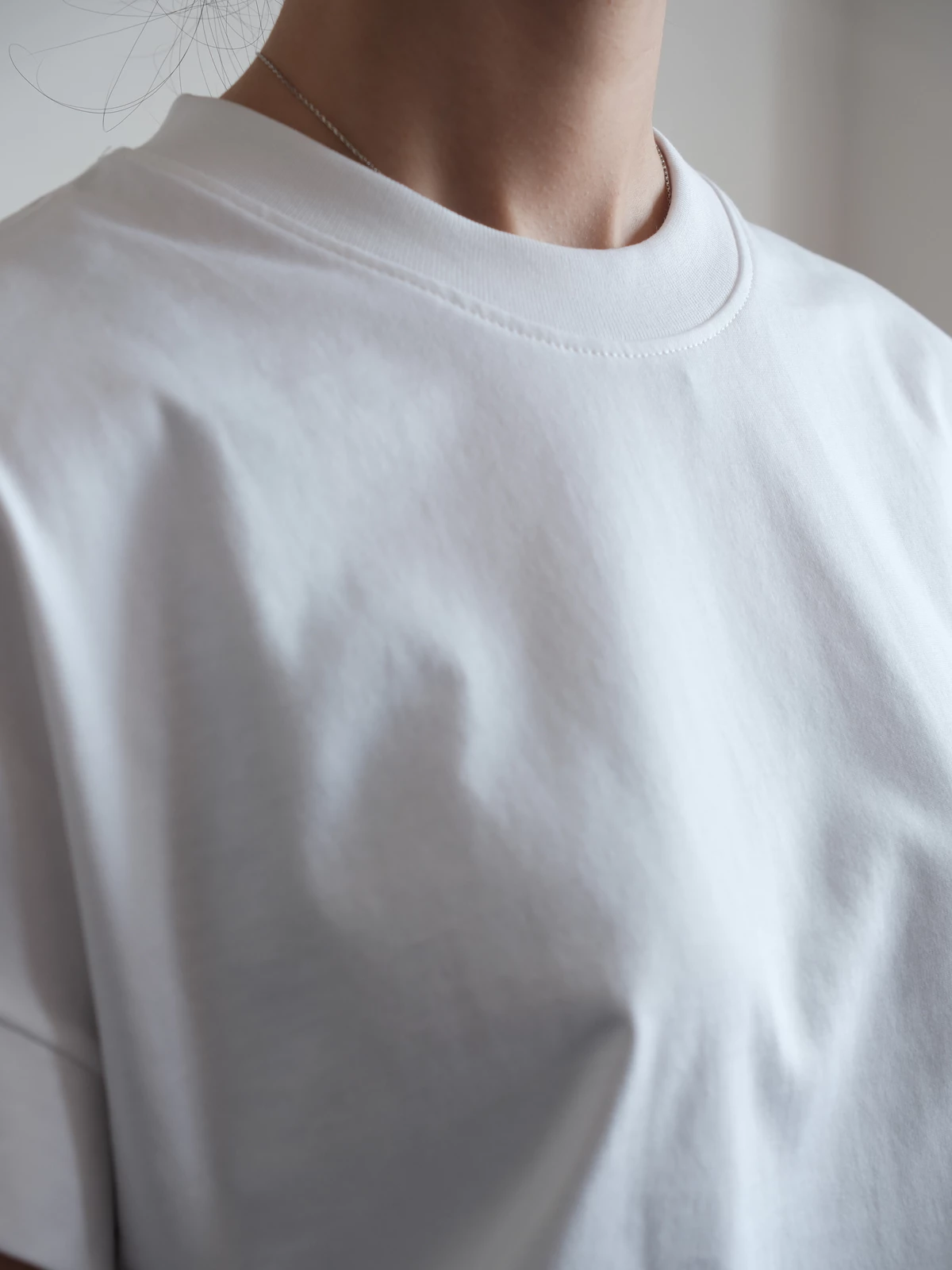 Áo Thun Boxy Ngắn Tay, Chất Vải 100% Cotton Thoáng Mát, 100% Cotton - BARE TOP - The J Studio
