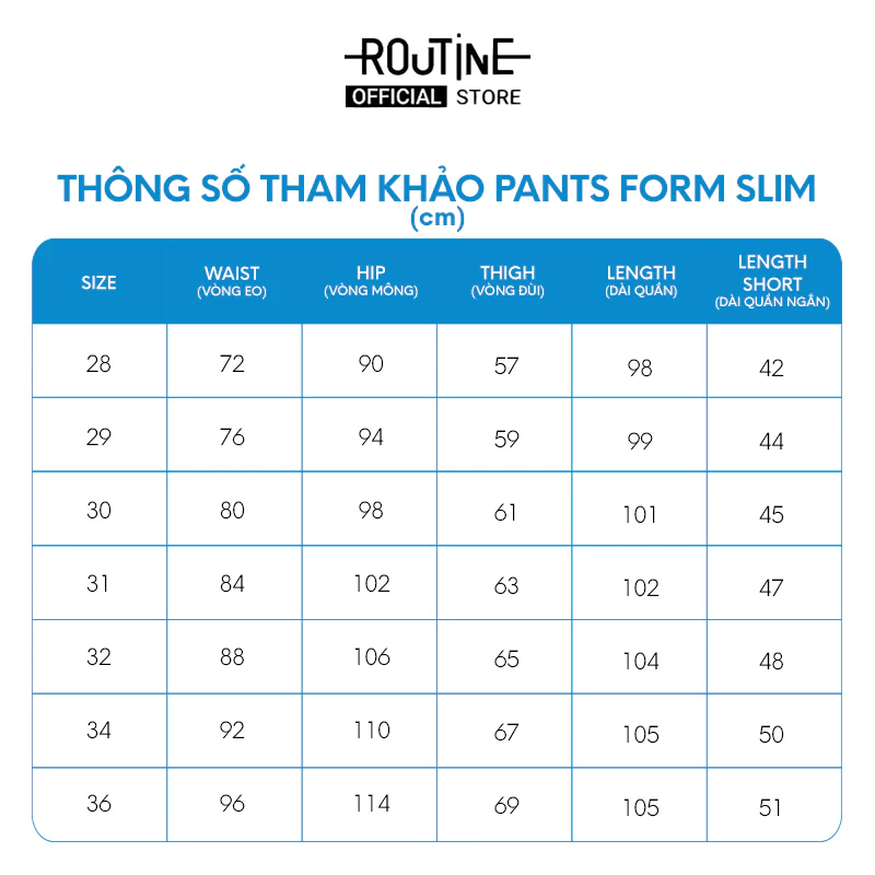 [UP TO 15%++] Quần Tây Dài Nam Trơn Form Slim - Routine 10F24PFO044R1