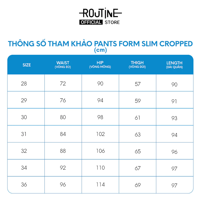 [UP TO 20%++] Quần Kaki Nam Cotton Trơn Form Slim Cropped - Routine 10F25PCA019