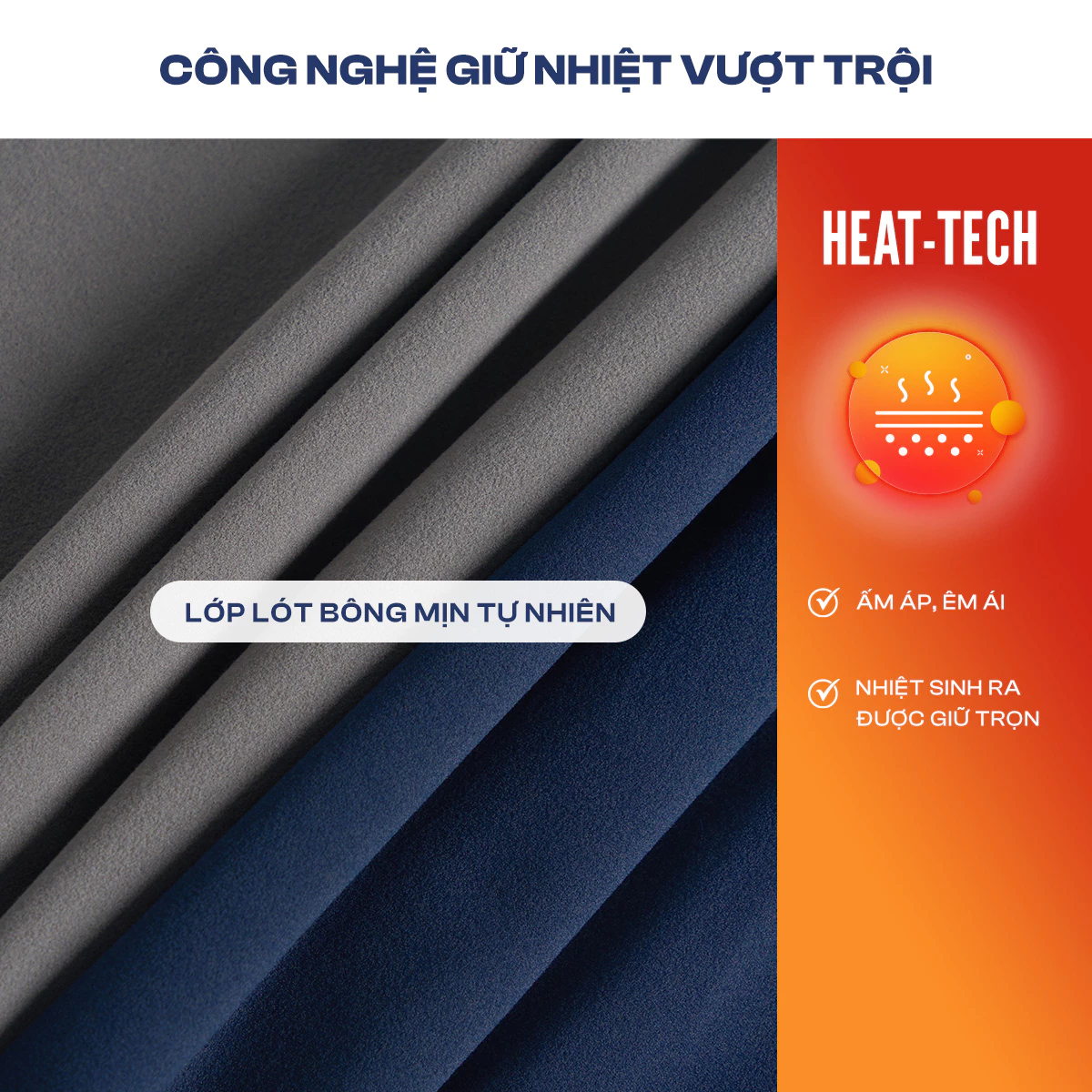 Áo Giữ Nhiệt Nam 5S Fashion Cổ 3 Phân Màu Ghi Đậm 02-M0AGN25105