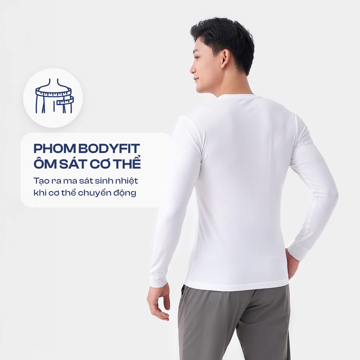 Áo Giữ Nhiệt Nam 5S Fashion Cổ 3 Phân Màu Ghi Đậm 02-M0AGN25105