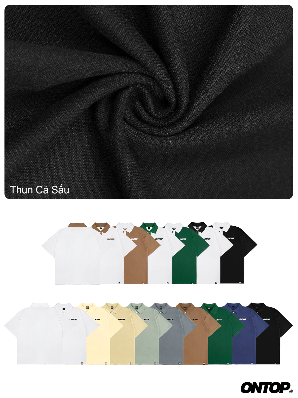 Polo oversize nam ONTOP | O14-T6-VC