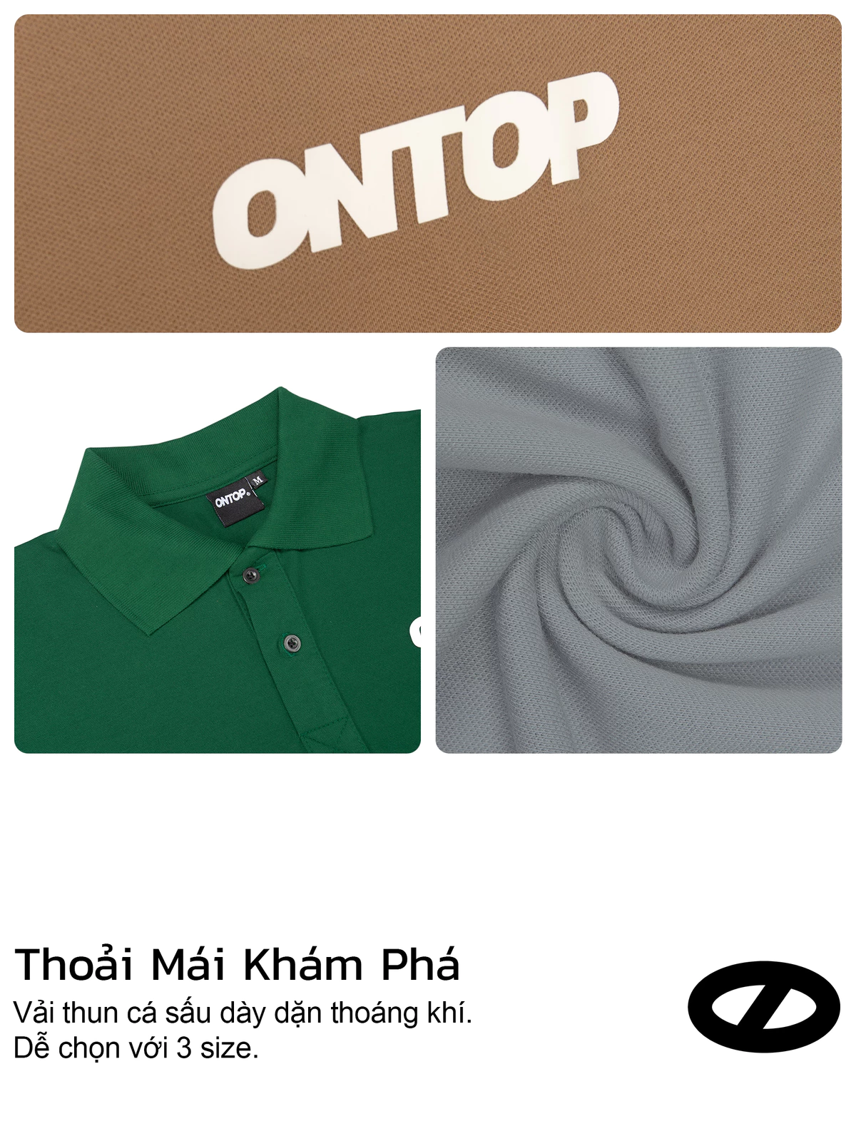 Áo thun polo nam ONTOP | O14-T6-K