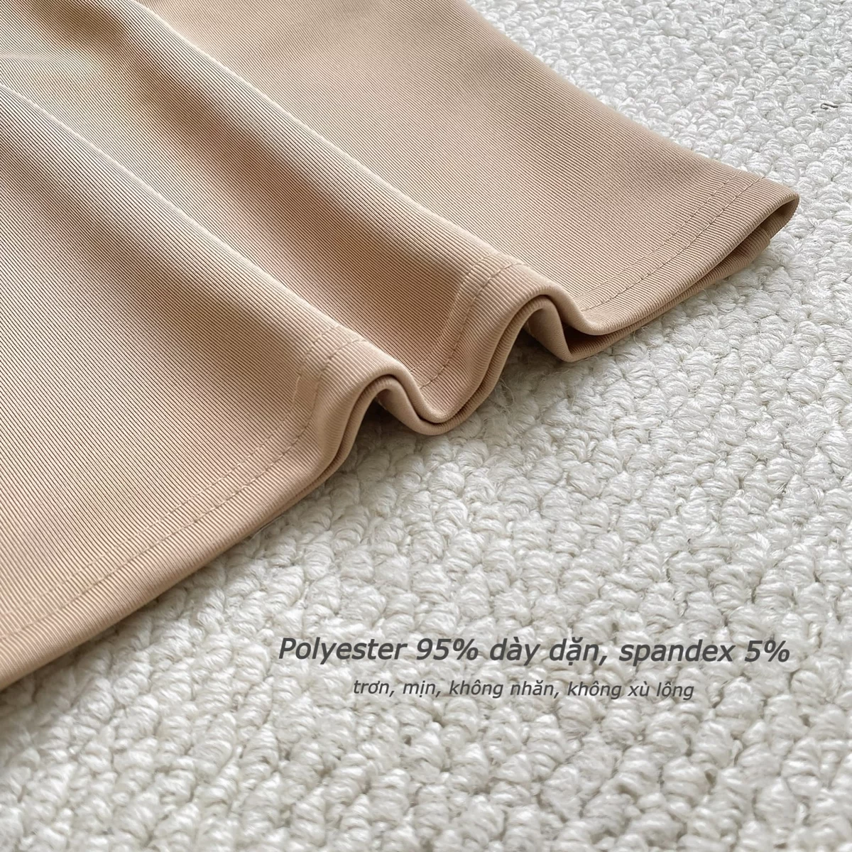 Áo Hai Dây Basic Chiết Eo Vải Poly Cao Cấp FFCLUB