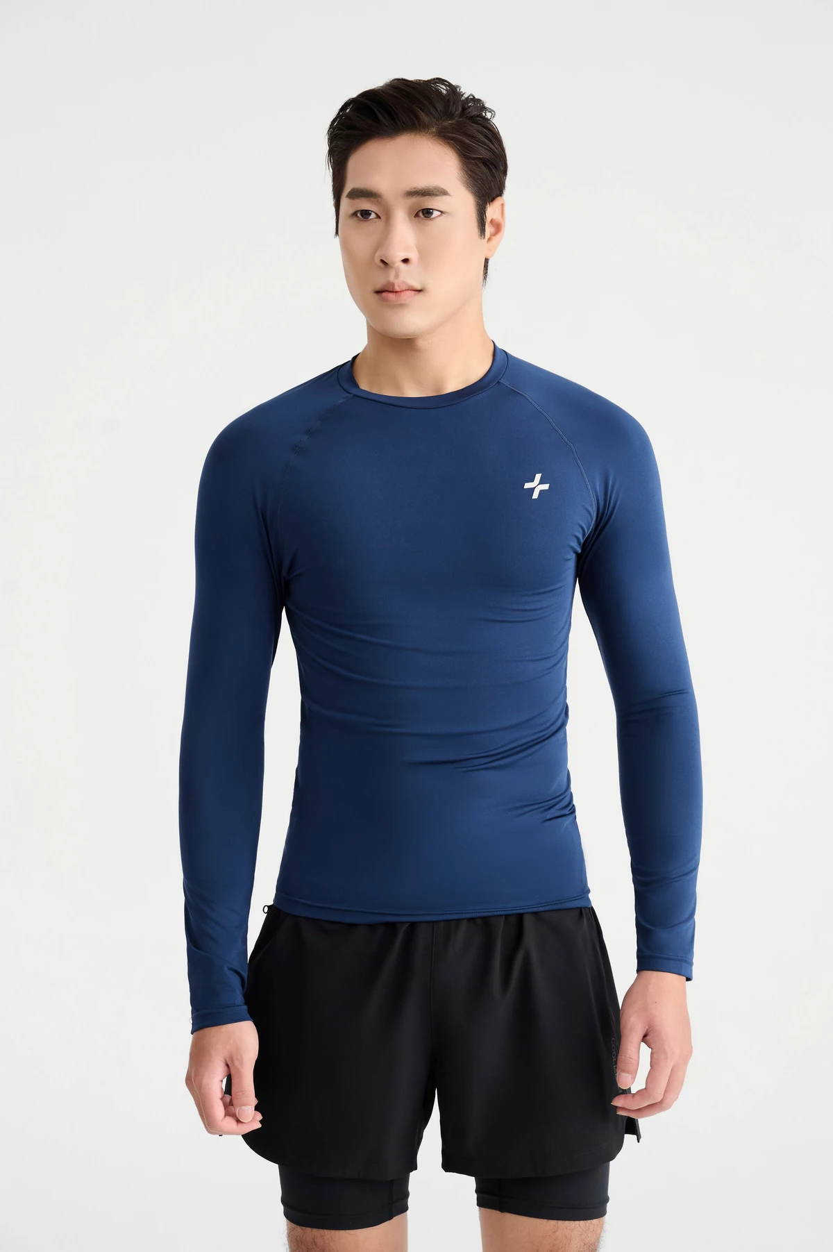 Áo thun thể thao nam dài tay Logo Active form Slim fit tập Gym Pickeball thấm hút Coolmate