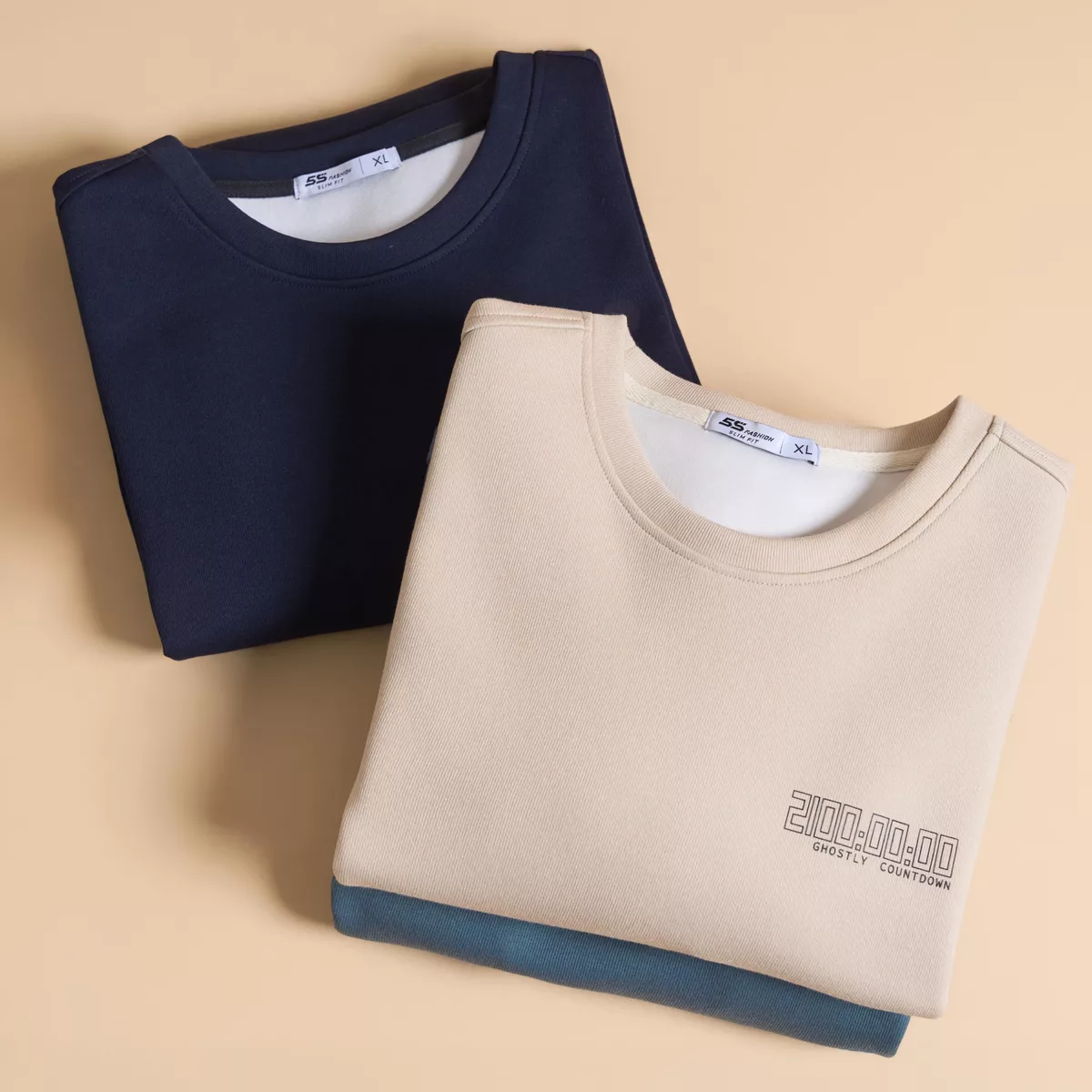 Áo Nỉ Nam Thu Đông 5S FASHION Countdown S-WARM Mềm Mịn, Ấm, Basic Màu Sắc Đa Dạng, Trẻ Trung M0ANIR5013