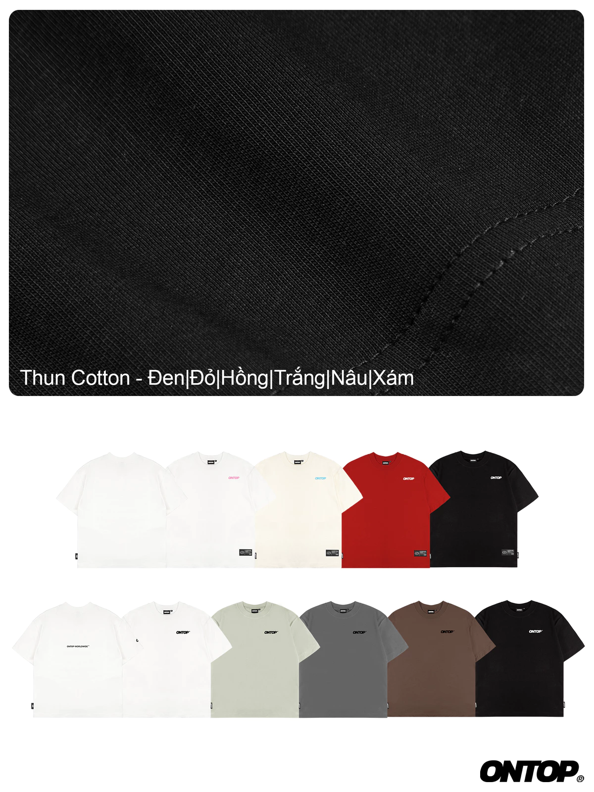 Áo phông nữ basic ONTOP | O-T4-K