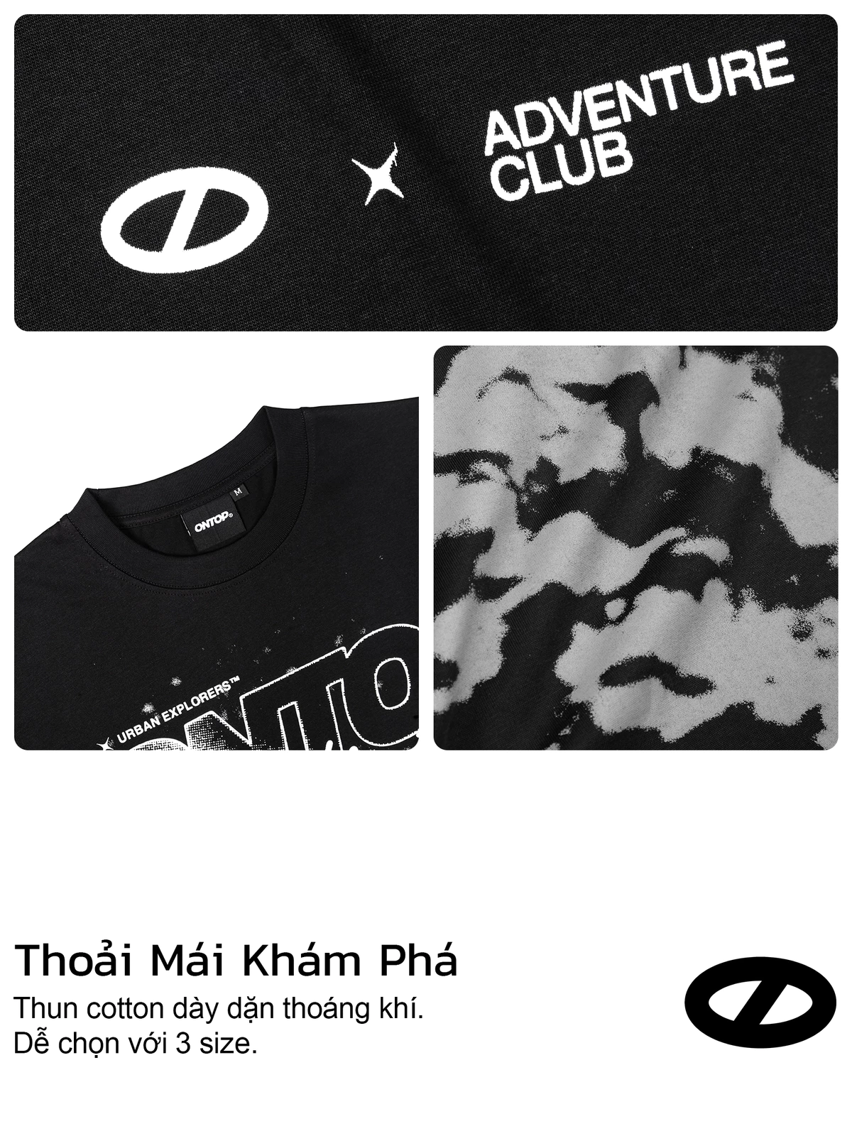 Áo phông unisex nam ONTOP | O-T10