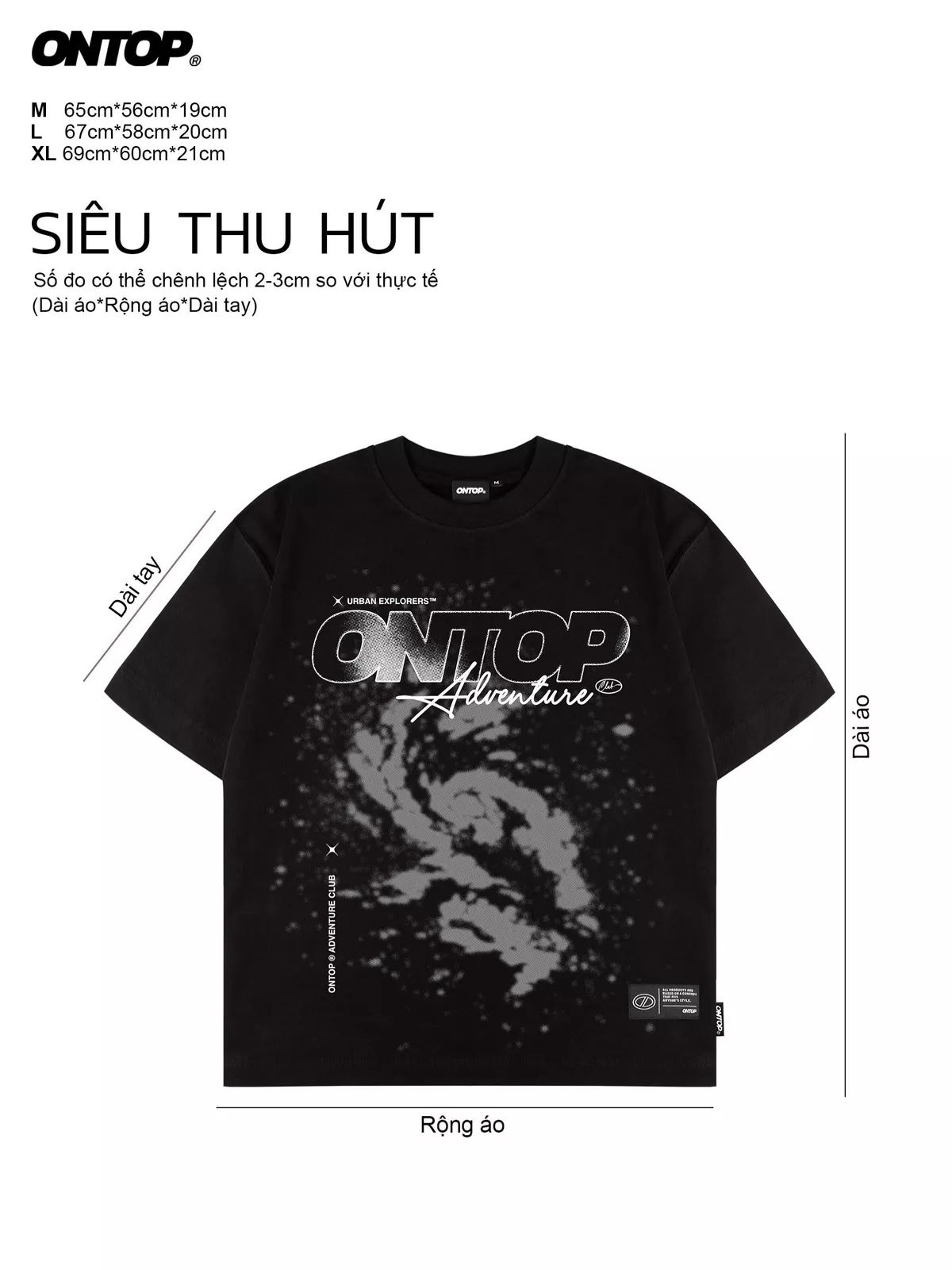 Áo phông unisex nam ONTOP | O-T10