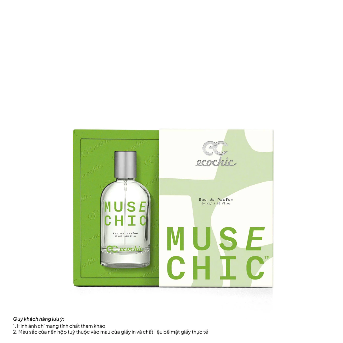 Nước hoa ECOCHIC MUSE CHIC Hương Hoa Nhẹ Nhàng Sang Trọng Thanh Lịch Giữ Hương Lâu 50ml A983