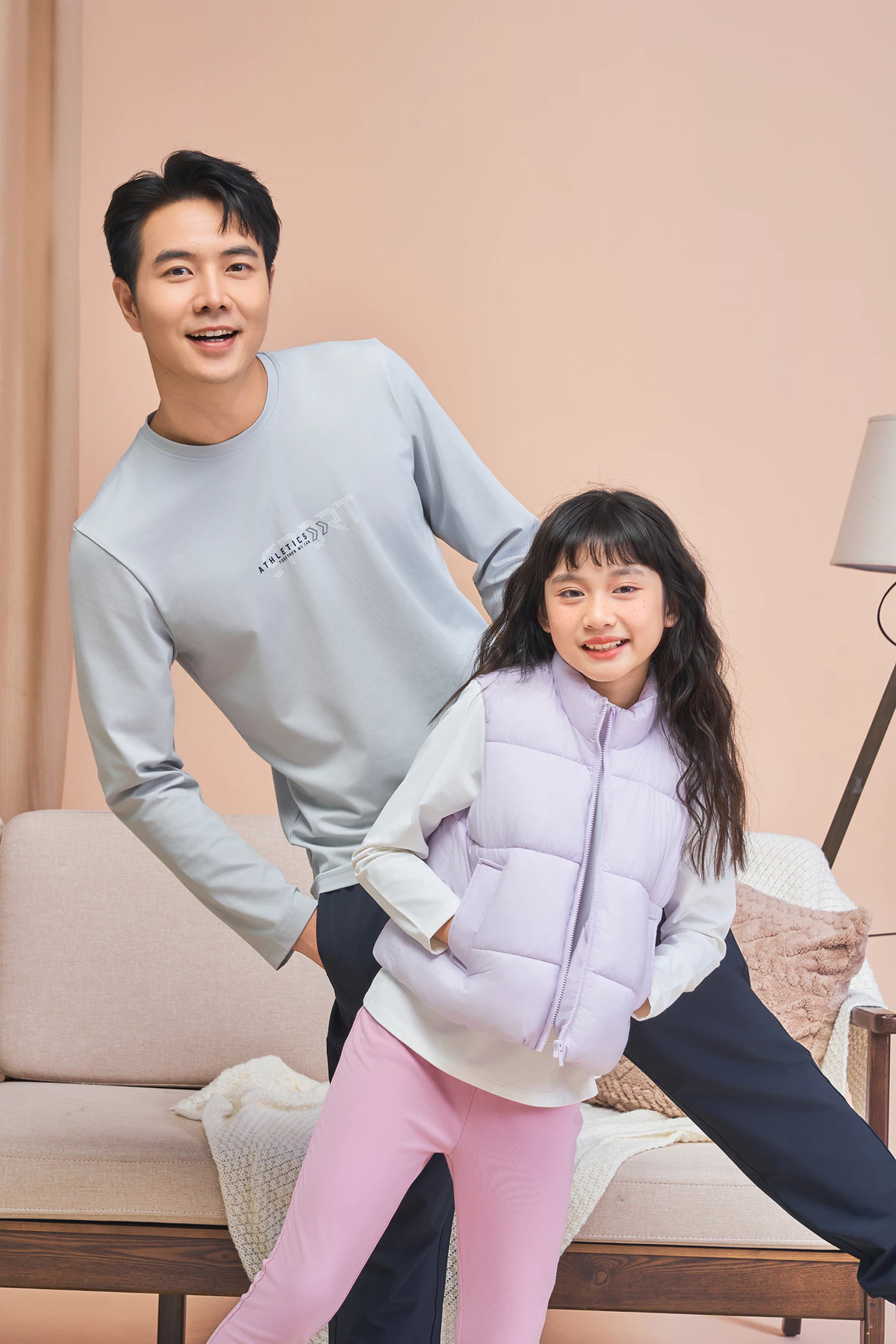 Áo Phao Gile Cho Bé Trai Bé Gái 5S FASHION Lót Nỉ Cực Ấm Phom Regular Thoải Mái K0APH25011-K0APH25111