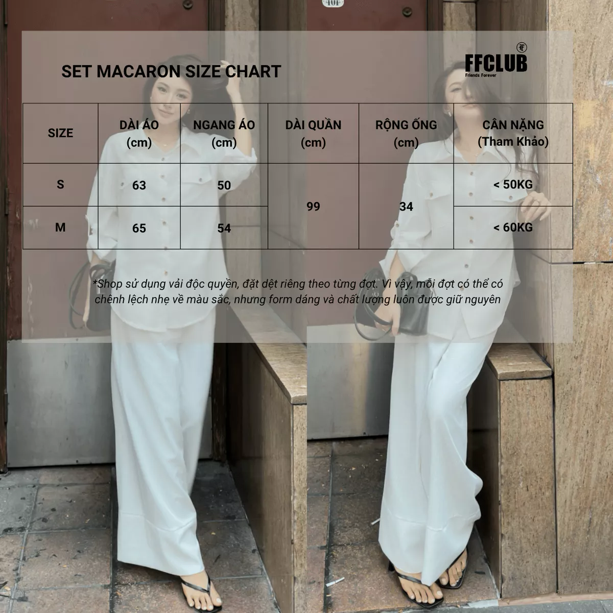 FFCLUB - Áo Sơ mi tay dài form rộng MACARON