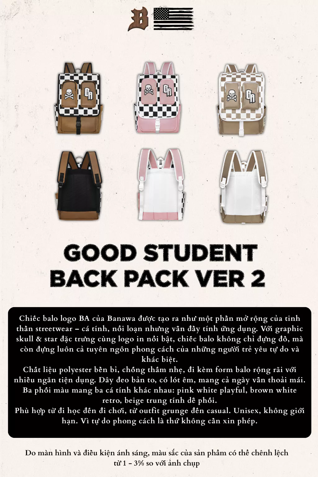 Balo Banawa - GOOD STUDENT PACKBACK VERSION 2