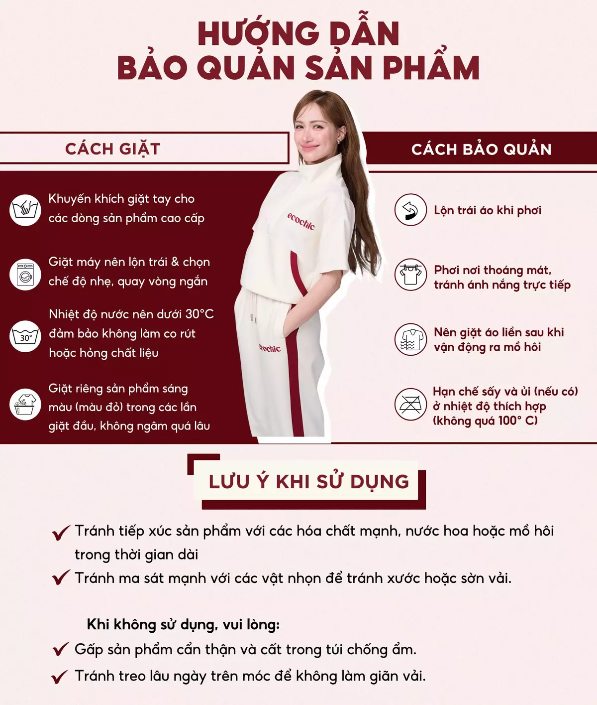 [ECOCHIC x CANIFA] Chân Váy Dài Ôm Nhẹ Xẻ Tà Dệt Gân Dọc Chất Liệu Cao Cấp Chính Hãng HNH EC04