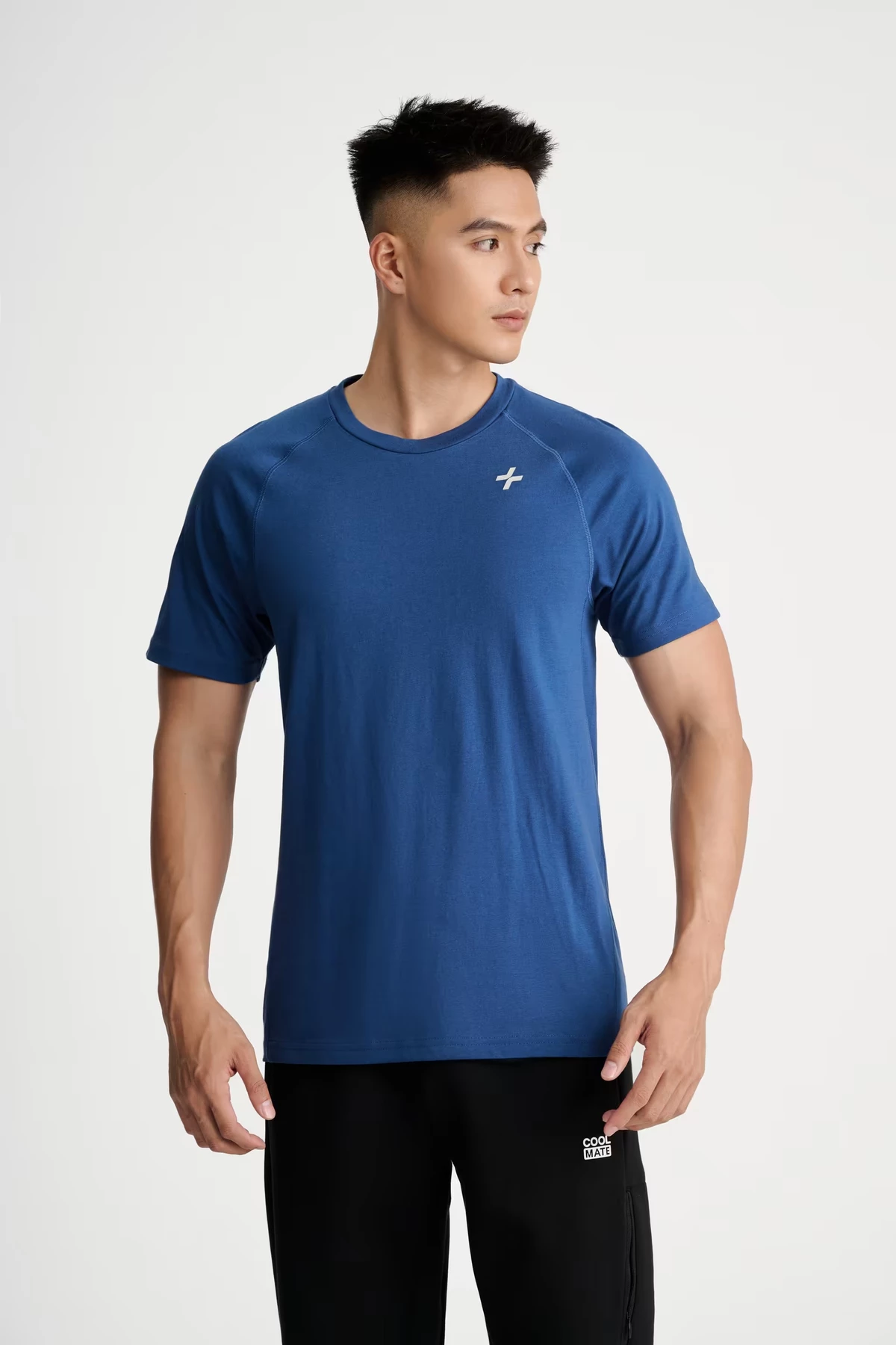 [VOUCHER 45%]Áo thun nam cotton thể thao, tập gym training công nghệ mới hidden graphic Coolmate