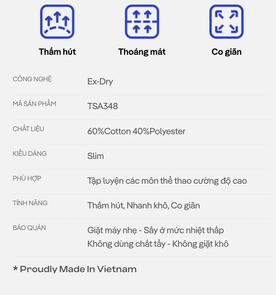 [VOUCHER 45%]Áo thun nam cotton thể thao, tập gym training công nghệ mới hidden graphic Coolmate